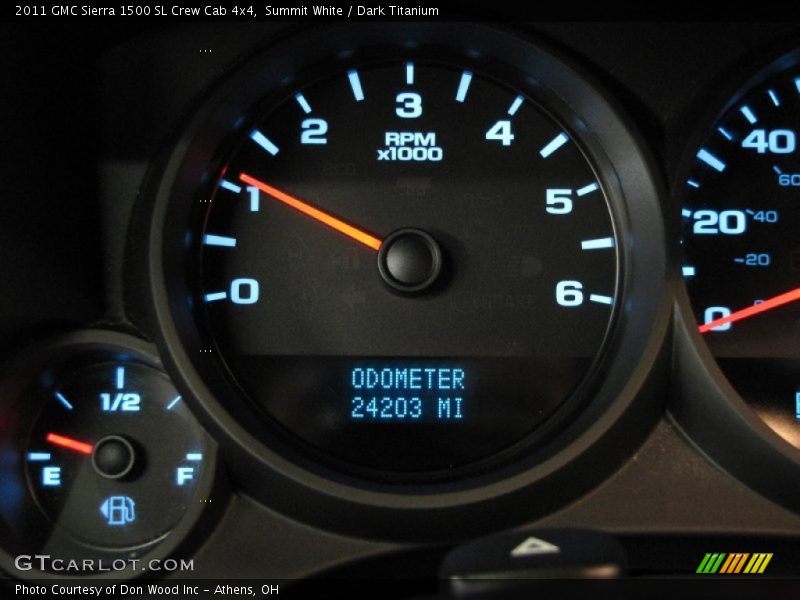 Summit White / Dark Titanium 2011 GMC Sierra 1500 SL Crew Cab 4x4
