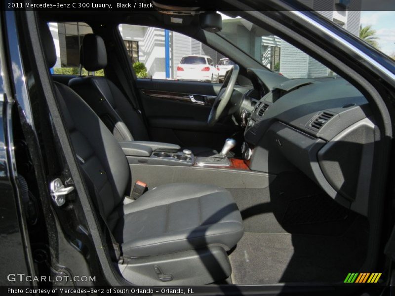 Black / Black 2011 Mercedes-Benz C 300 Luxury
