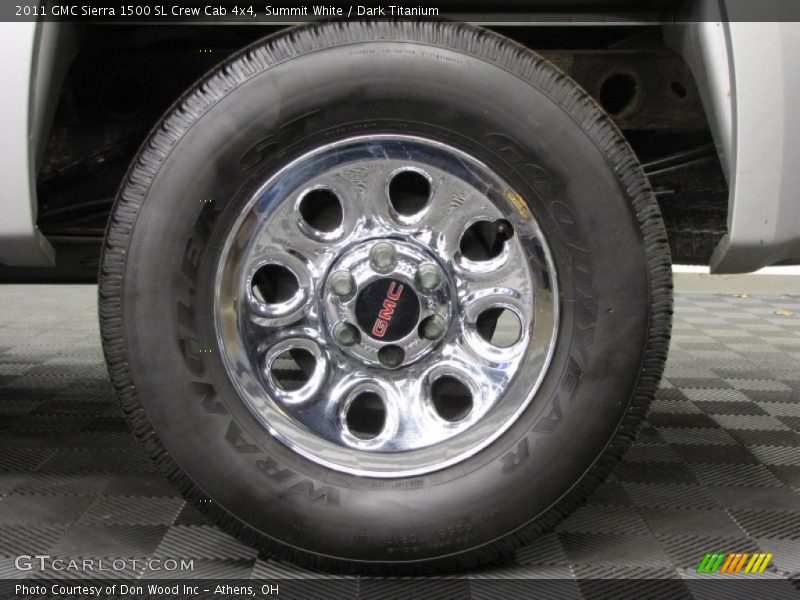 Summit White / Dark Titanium 2011 GMC Sierra 1500 SL Crew Cab 4x4