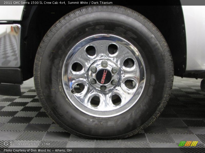 Summit White / Dark Titanium 2011 GMC Sierra 1500 SL Crew Cab 4x4