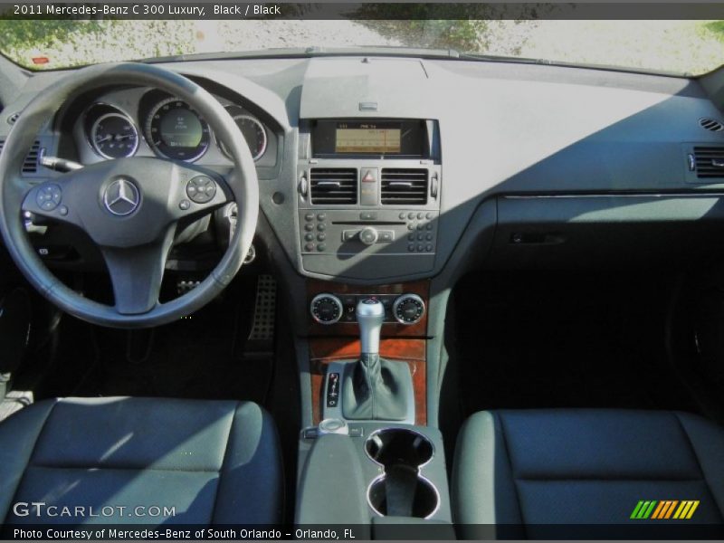 Black / Black 2011 Mercedes-Benz C 300 Luxury
