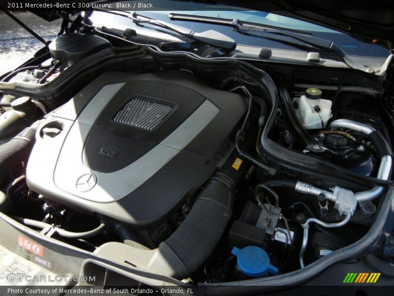 Black / Black 2011 Mercedes-Benz C 300 Luxury