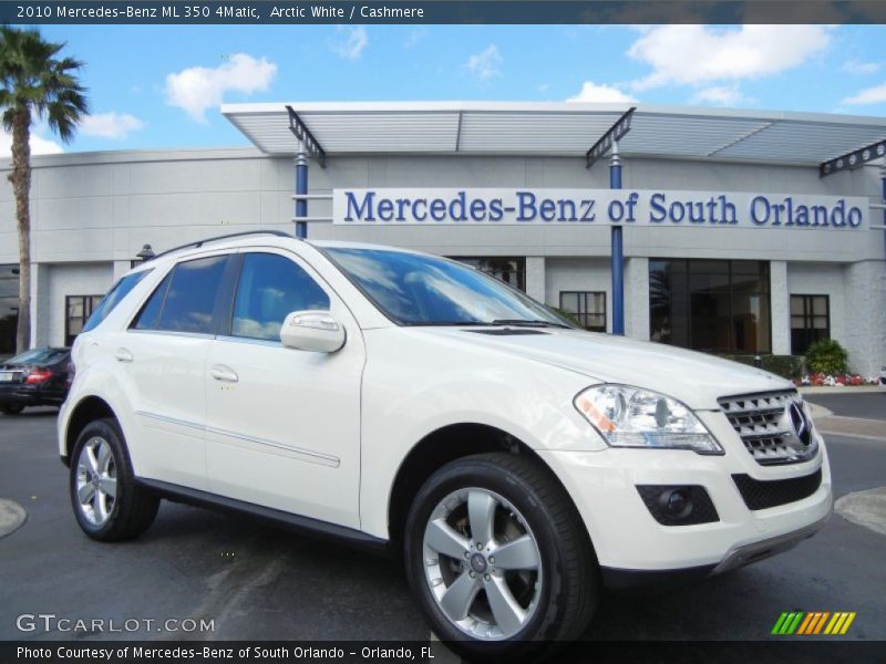 Arctic White / Cashmere 2010 Mercedes-Benz ML 350 4Matic
