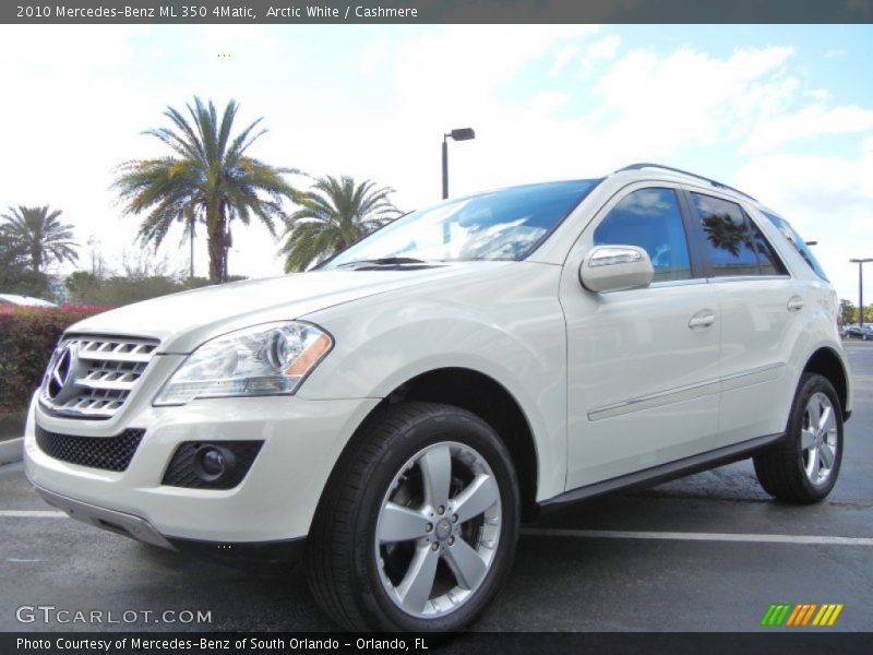 Arctic White / Cashmere 2010 Mercedes-Benz ML 350 4Matic