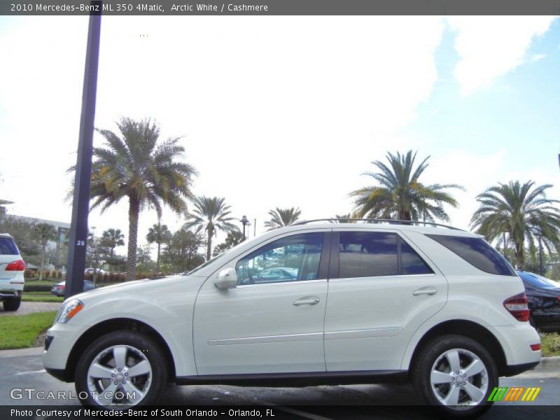 Arctic White / Cashmere 2010 Mercedes-Benz ML 350 4Matic