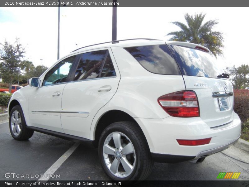 Arctic White / Cashmere 2010 Mercedes-Benz ML 350 4Matic