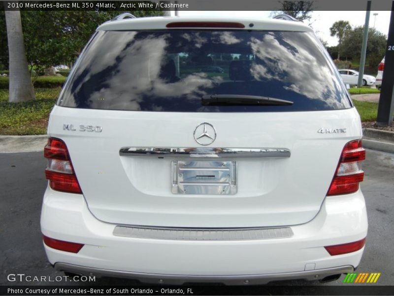 Arctic White / Cashmere 2010 Mercedes-Benz ML 350 4Matic
