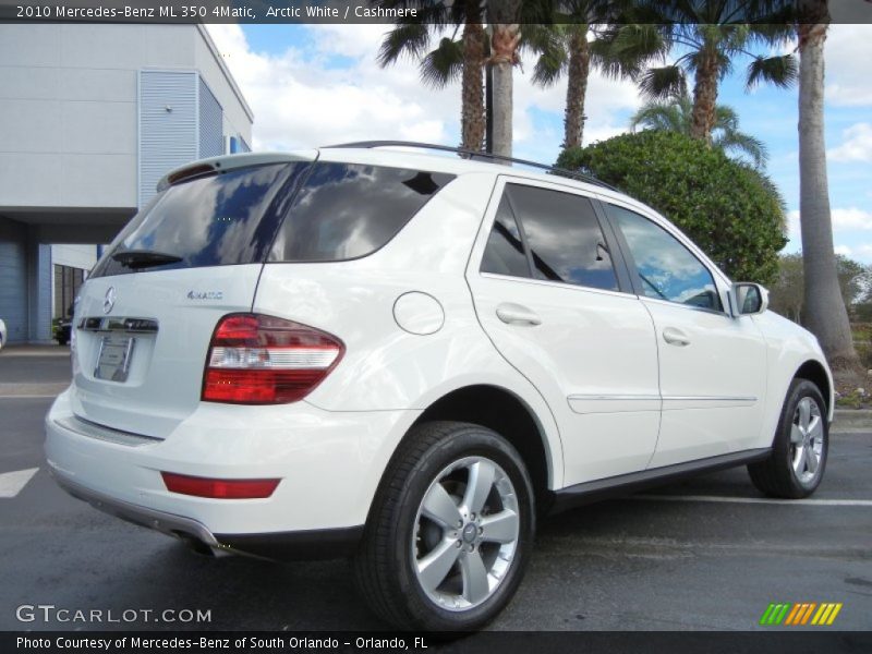Arctic White / Cashmere 2010 Mercedes-Benz ML 350 4Matic