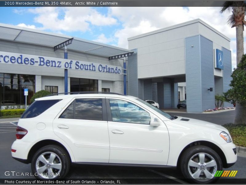 Arctic White / Cashmere 2010 Mercedes-Benz ML 350 4Matic