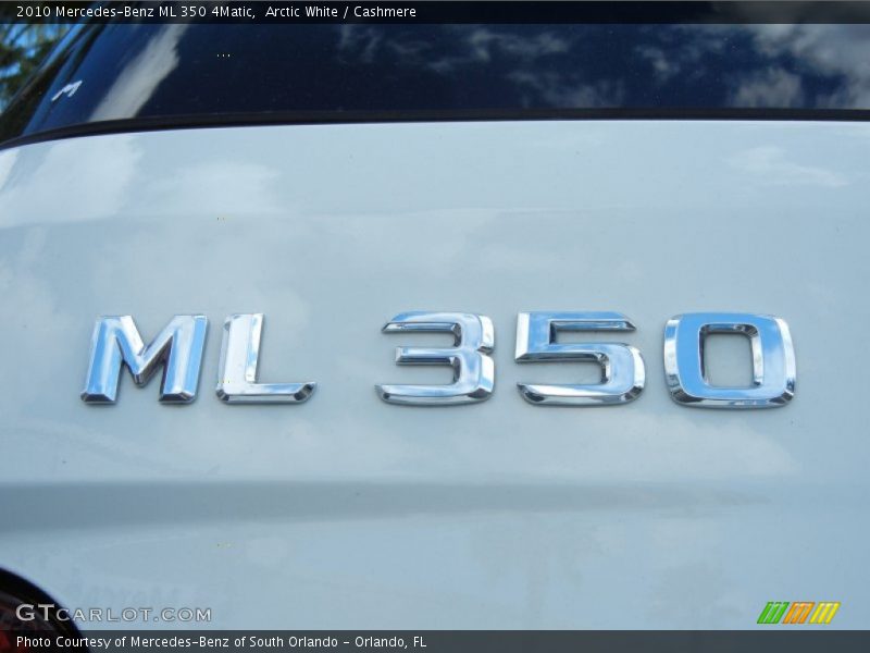 Arctic White / Cashmere 2010 Mercedes-Benz ML 350 4Matic