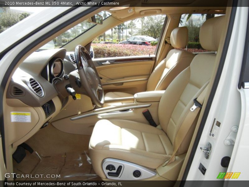 Arctic White / Cashmere 2010 Mercedes-Benz ML 350 4Matic