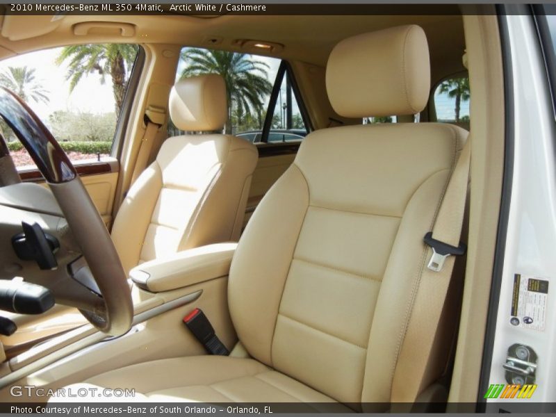 Arctic White / Cashmere 2010 Mercedes-Benz ML 350 4Matic