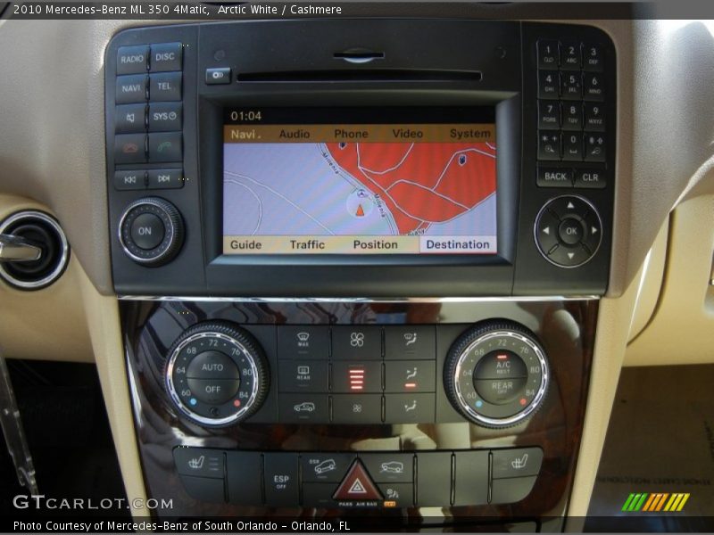 Arctic White / Cashmere 2010 Mercedes-Benz ML 350 4Matic