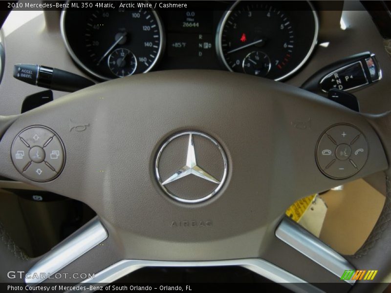Arctic White / Cashmere 2010 Mercedes-Benz ML 350 4Matic
