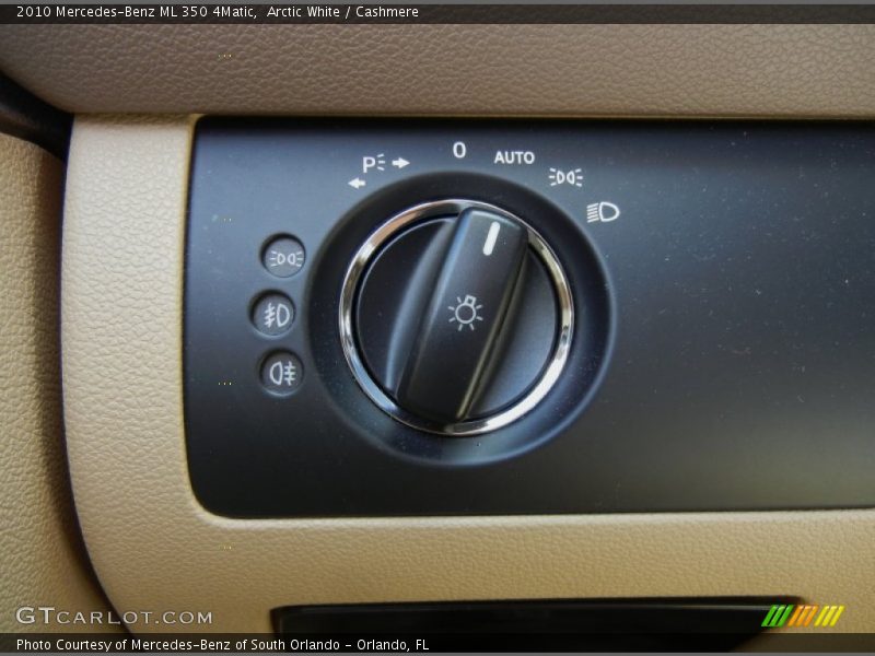 Arctic White / Cashmere 2010 Mercedes-Benz ML 350 4Matic