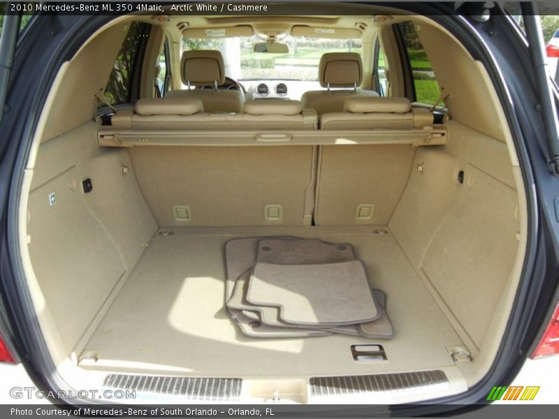 Arctic White / Cashmere 2010 Mercedes-Benz ML 350 4Matic