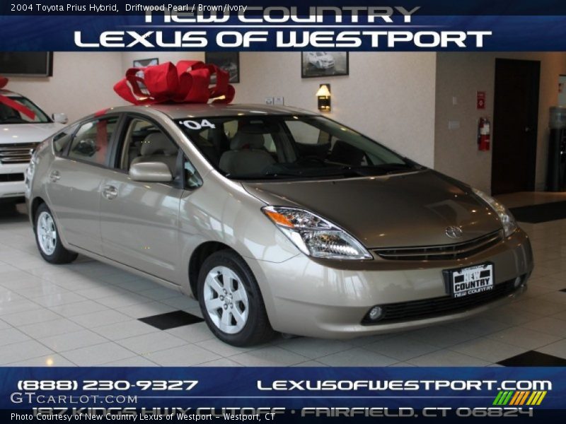 Driftwood Pearl / Brown/Ivory 2004 Toyota Prius Hybrid