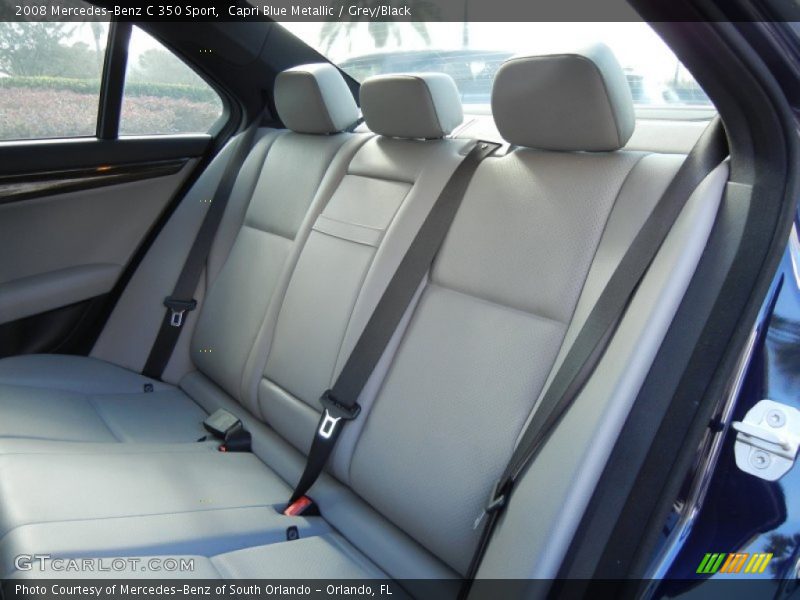 Rear Seat of 2008 C 350 Sport
