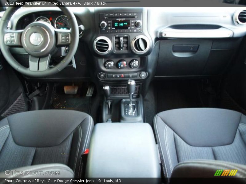 Black / Black 2013 Jeep Wrangler Unlimited Sahara 4x4