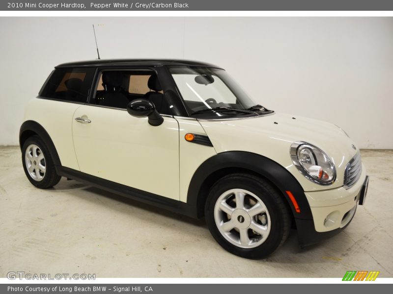 Pepper White / Grey/Carbon Black 2010 Mini Cooper Hardtop