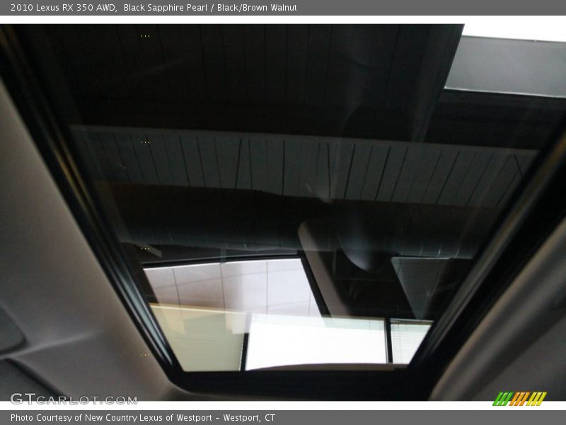 Black Sapphire Pearl / Black/Brown Walnut 2010 Lexus RX 350 AWD