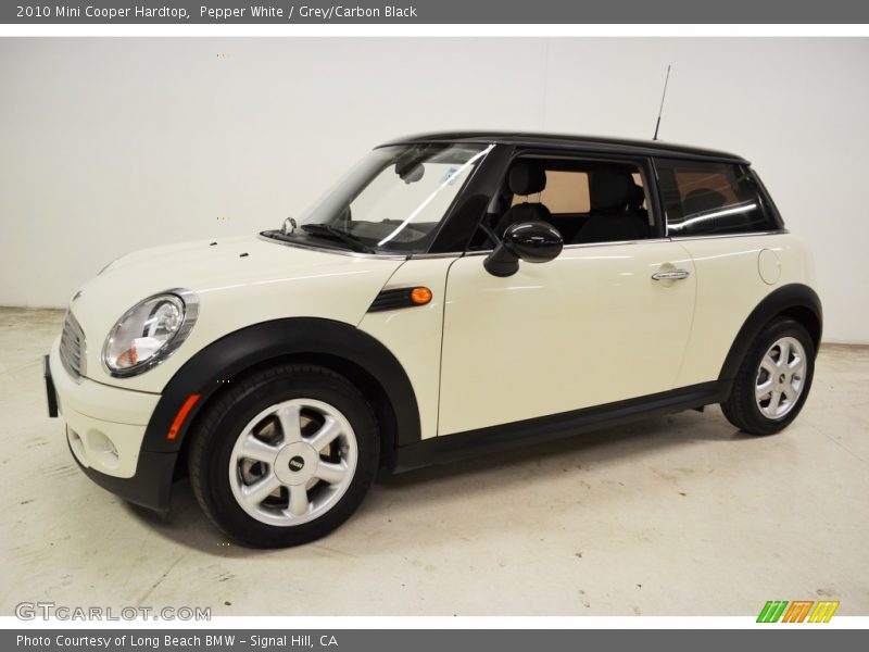 Pepper White / Grey/Carbon Black 2010 Mini Cooper Hardtop
