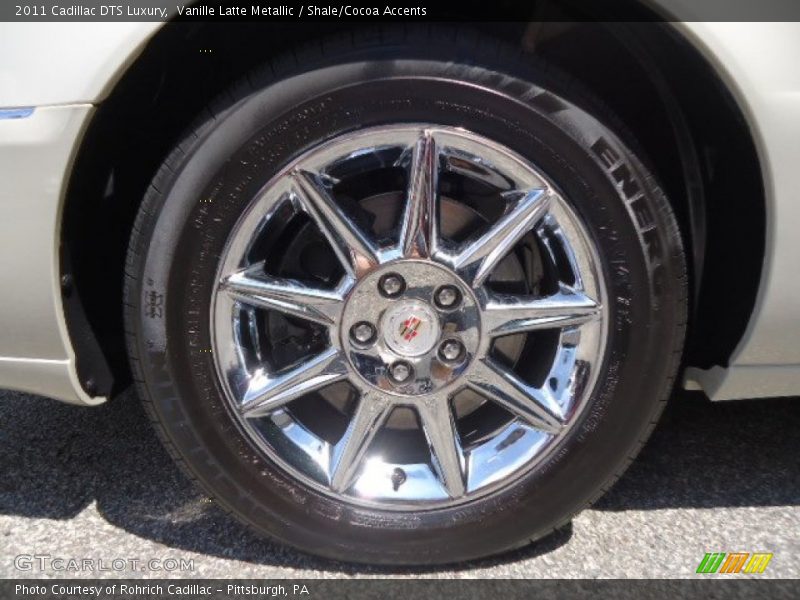 Vanille Latte Metallic / Shale/Cocoa Accents 2011 Cadillac DTS Luxury