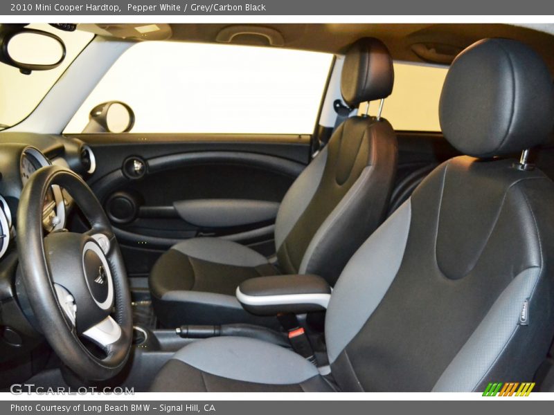 Pepper White / Grey/Carbon Black 2010 Mini Cooper Hardtop