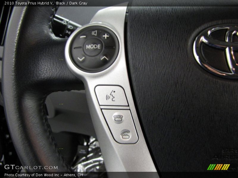 Black / Dark Gray 2010 Toyota Prius Hybrid V