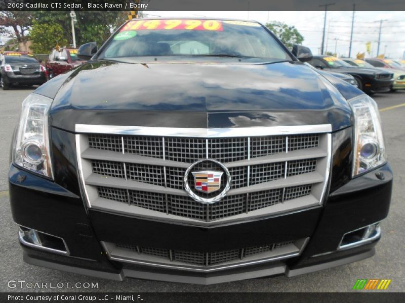 Black Raven / Ebony 2009 Cadillac CTS Sedan