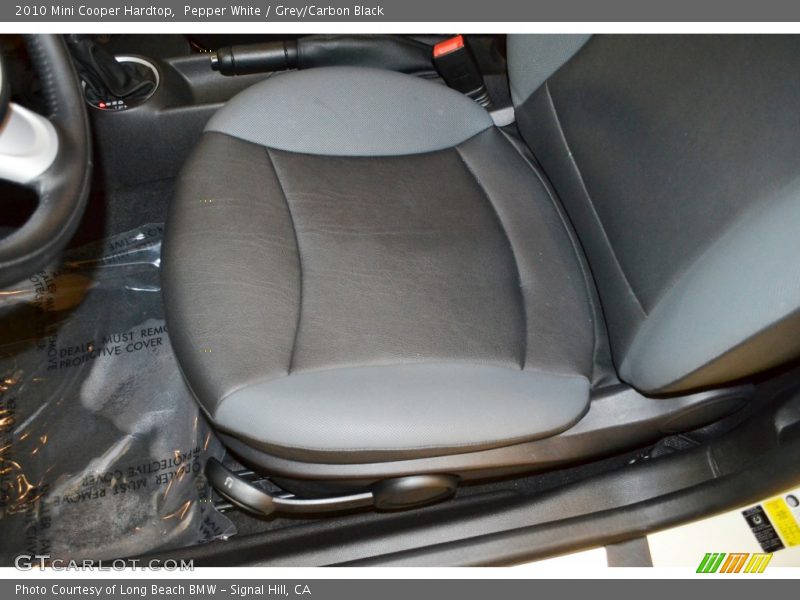 Pepper White / Grey/Carbon Black 2010 Mini Cooper Hardtop