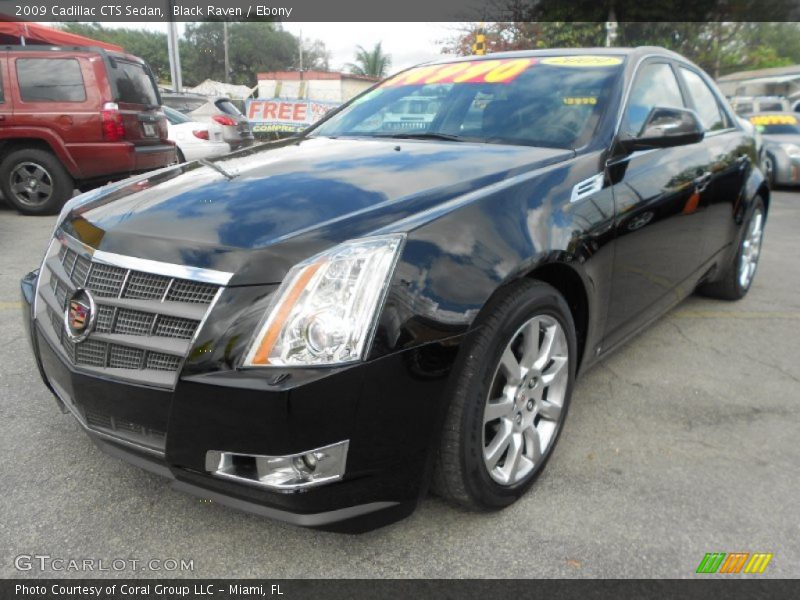 Black Raven / Ebony 2009 Cadillac CTS Sedan