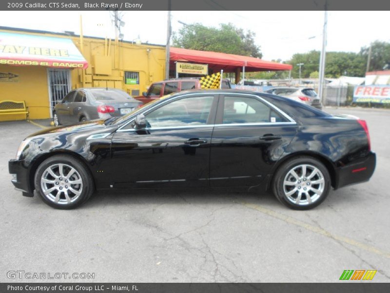 Black Raven / Ebony 2009 Cadillac CTS Sedan