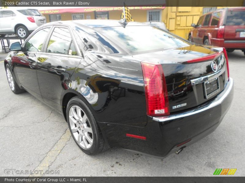 Black Raven / Ebony 2009 Cadillac CTS Sedan
