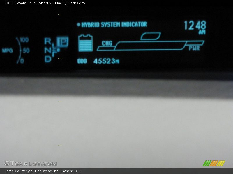 Black / Dark Gray 2010 Toyota Prius Hybrid V