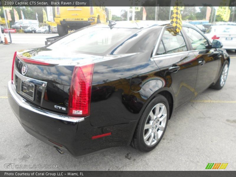 Black Raven / Ebony 2009 Cadillac CTS Sedan