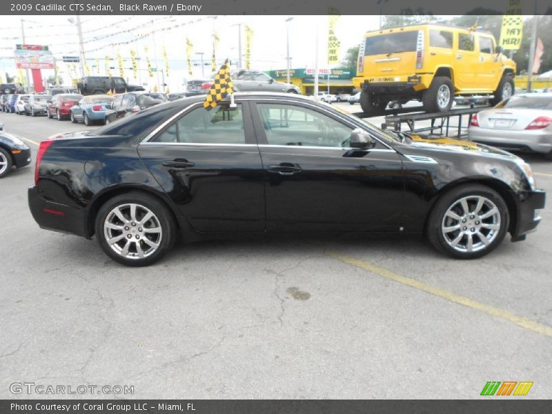 Black Raven / Ebony 2009 Cadillac CTS Sedan