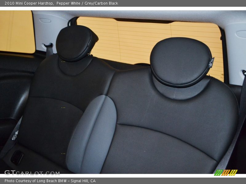 Pepper White / Grey/Carbon Black 2010 Mini Cooper Hardtop
