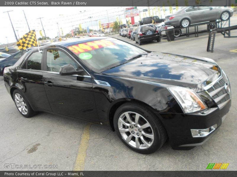 Black Raven / Ebony 2009 Cadillac CTS Sedan