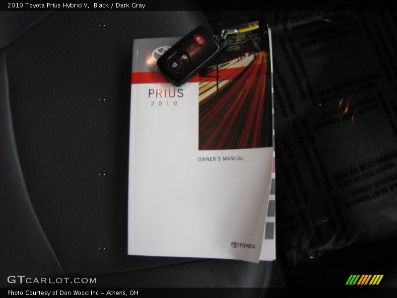 Black / Dark Gray 2010 Toyota Prius Hybrid V