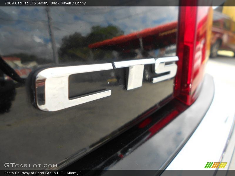 Black Raven / Ebony 2009 Cadillac CTS Sedan