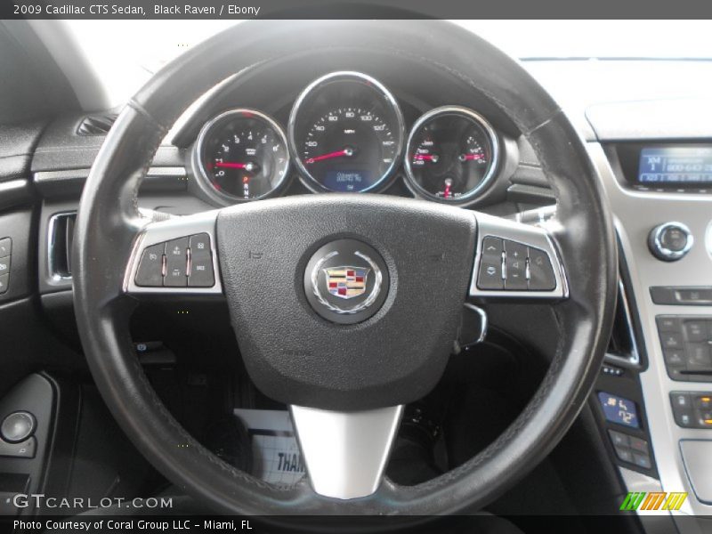 Black Raven / Ebony 2009 Cadillac CTS Sedan