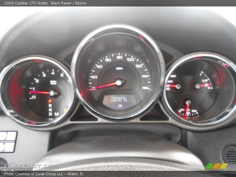 Black Raven / Ebony 2009 Cadillac CTS Sedan