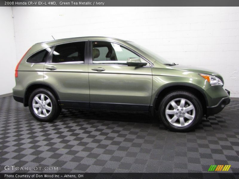 Green Tea Metallic / Ivory 2008 Honda CR-V EX-L 4WD