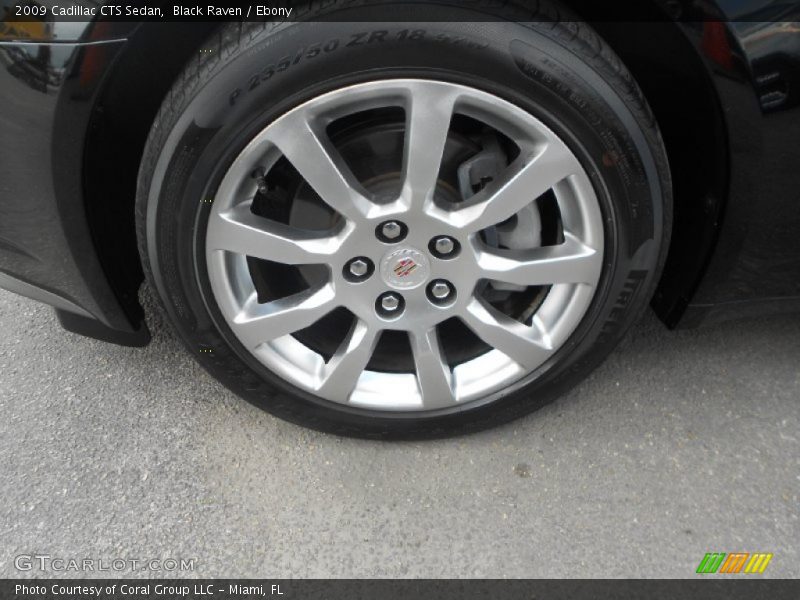 Black Raven / Ebony 2009 Cadillac CTS Sedan