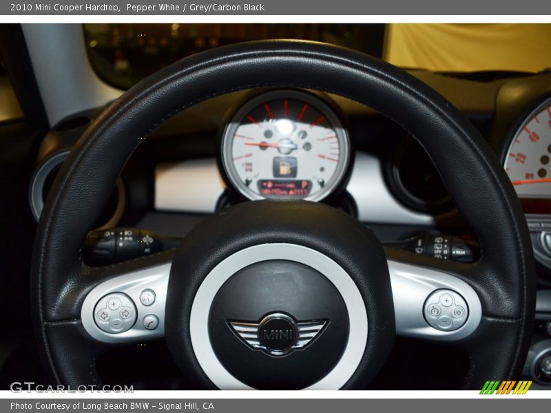 Pepper White / Grey/Carbon Black 2010 Mini Cooper Hardtop