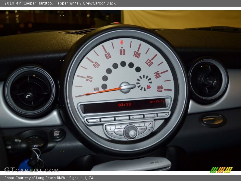 Pepper White / Grey/Carbon Black 2010 Mini Cooper Hardtop