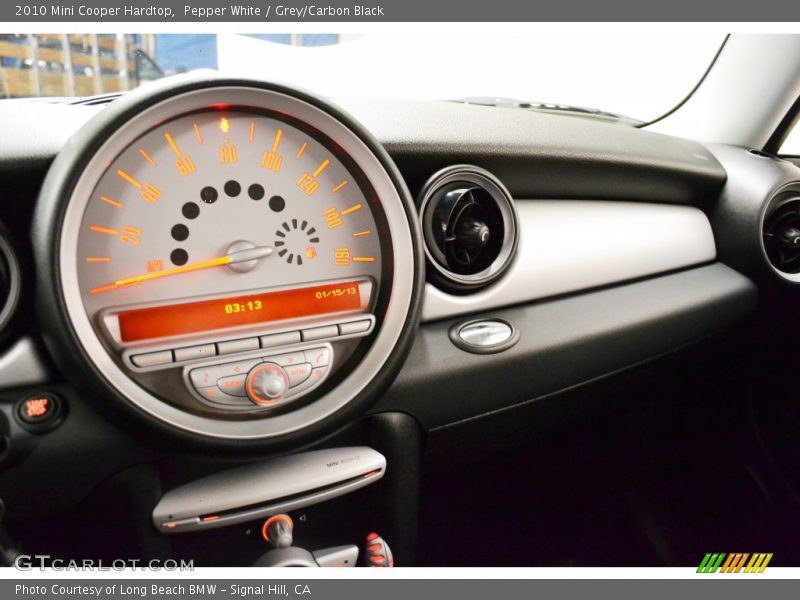 Pepper White / Grey/Carbon Black 2010 Mini Cooper Hardtop