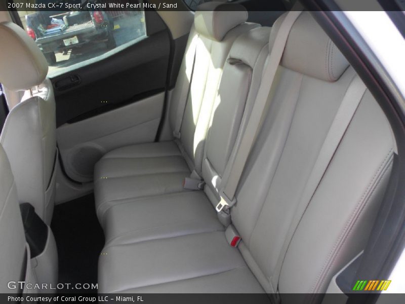 Crystal White Pearl Mica / Sand 2007 Mazda CX-7 Sport