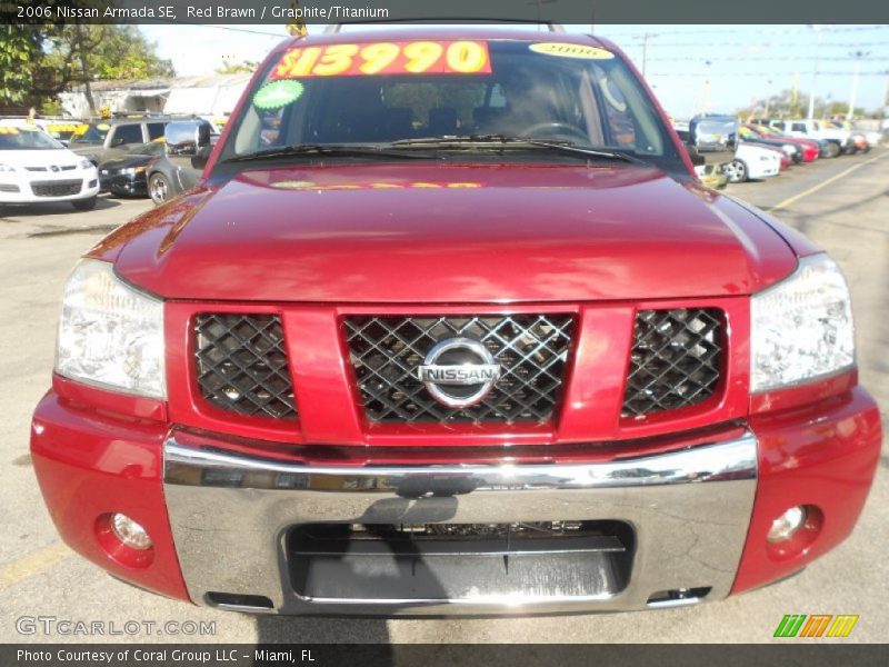 Red Brawn / Graphite/Titanium 2006 Nissan Armada SE